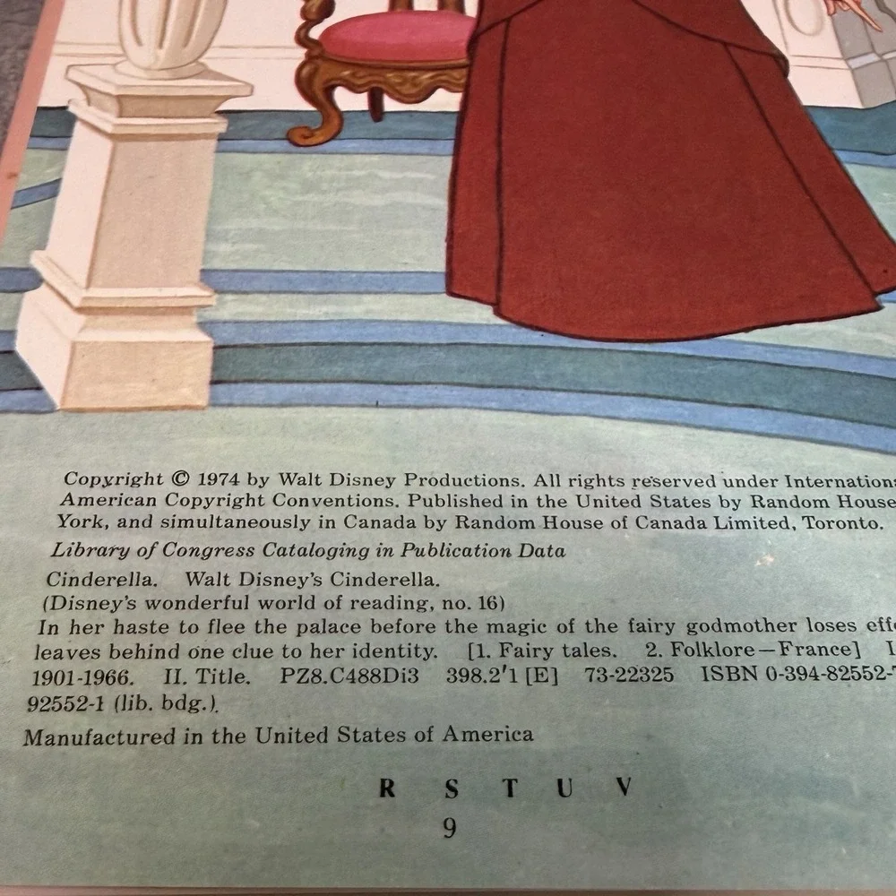 Walt Disney Wonderful‎ World of Reading Lot 6 Hardcover Books Vintage